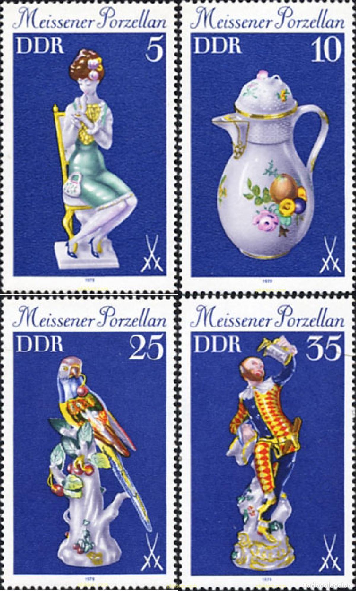 Sellos: 199665 MNH ALEMANIA DEMOCRATICA 1979 PORCELANAS