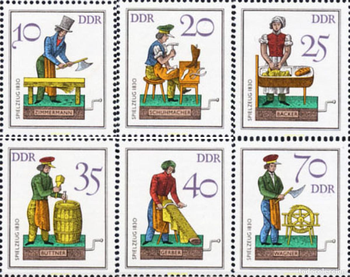 Sellos: 144863 MNH ALEMANIA DEMOCRATICA 1982 JUGUETES HISTORICOS