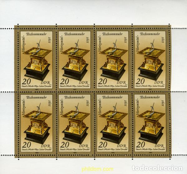 Sellos: 144870 MNH ALEMANIA DEMOCRATICA 1983 RELOJES