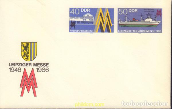Sellos: 588085 MNH ALEMANIA DEMOCRATICA 1986 FERIA DE PRIMAVERA DE LEIPZIG