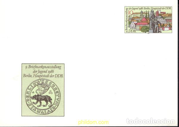 Sellos: 676990 MNH ALEMANIA DEMOCRATICA 1986 9 EXPOSICION FILATELICA DE LA JUVENTUD DE BERLIN