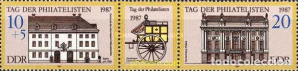 Sellos: 365202 MNH ALEMANIA DEMOCRATICA 1987 DIA DE LA FILATELIA