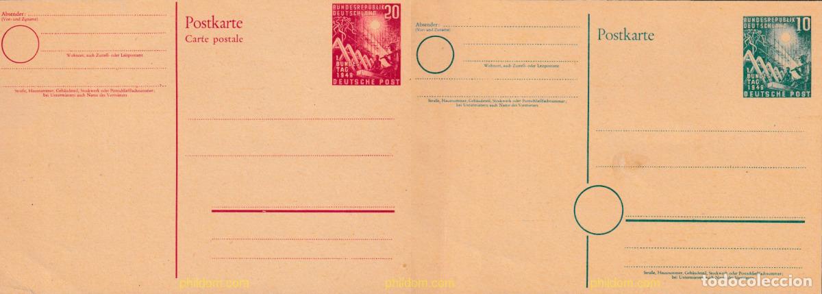 Sellos: 602304 MNH ALEMANIA FEDERAL 1949 APERTURA DEL PARLAMENTO