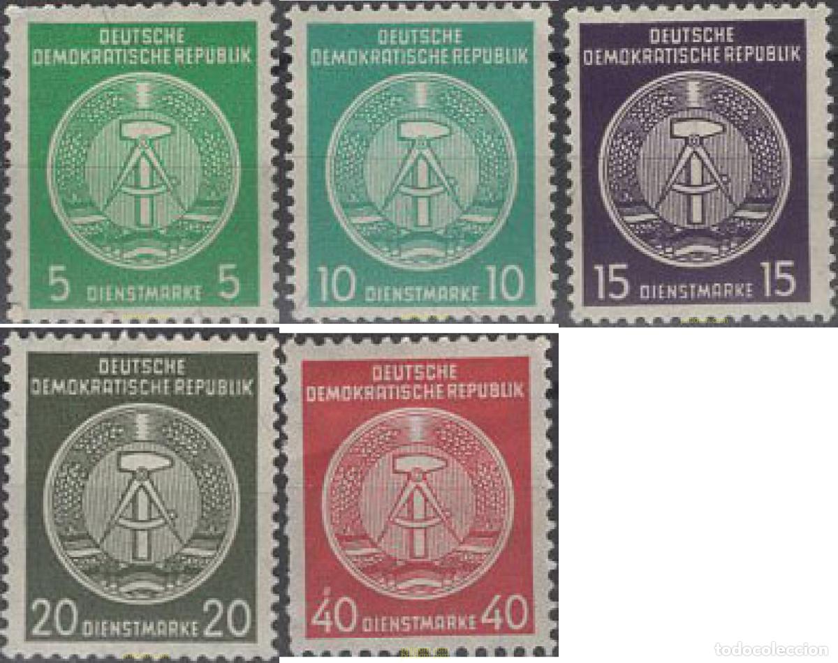 Sellos: 637559 HINGED ALEMANIA DEMOCRATICA 1956 ESCUDOS