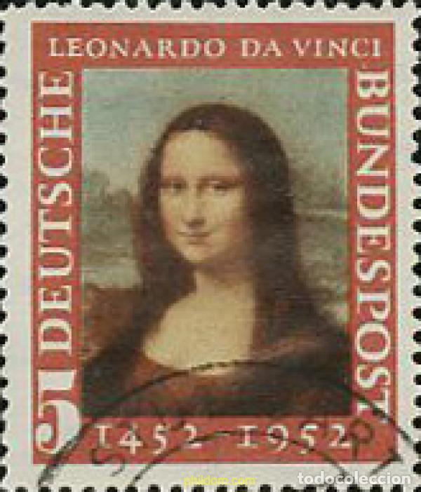 Sellos: 202989 USED ALEMANIA FEDERAL 1952 500 ANIVERSARIO DEL NACIMIENTO DE LEONARDO DE VINCI