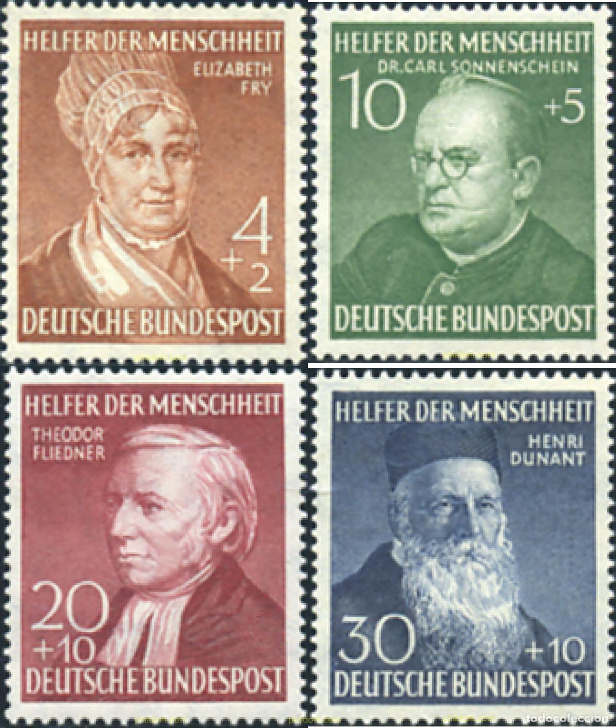 Sellos: 150002 MNH ALEMANIA FEDERAL 1952 PERSONALIDADES