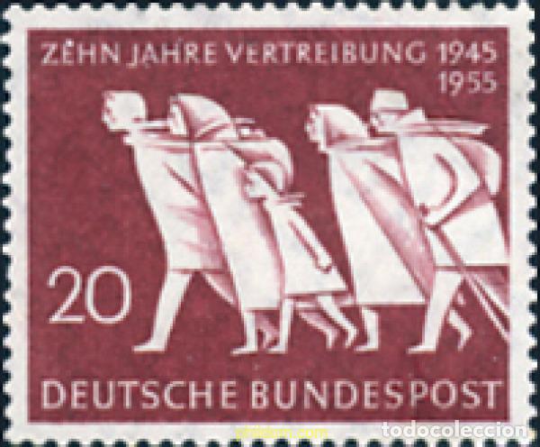 Francobolli: 150021 MNH ALEMANIA FEDERAL 1955 10 ANIVERSARIO DEL EXILIO DE LOS REFUGIADOS DEL ESTE
