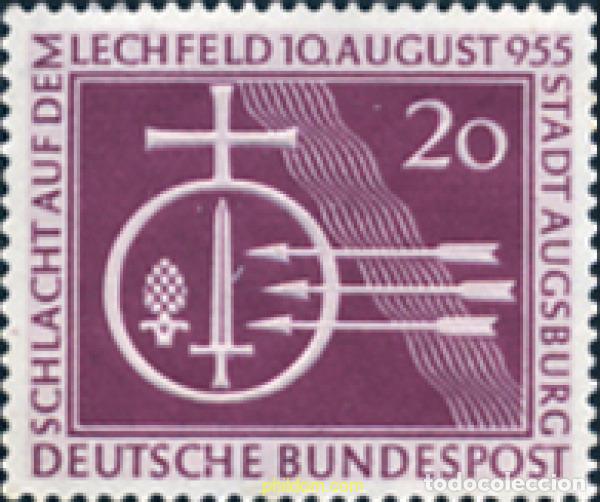 Francobolli: 150022 MNH ALEMANIA FEDERAL 1955 MILENARIO DE LA BATALLA DE LECHFELD