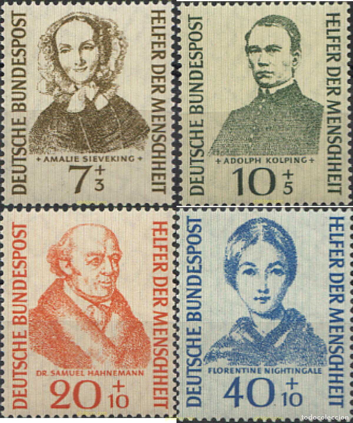 Francobolli: 150026 MNH ALEMANIA FEDERAL 1955 PERSONALIDADES