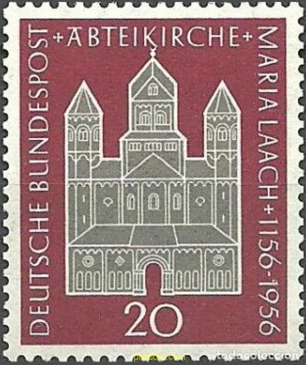 Francobolli: 150035 MNH ALEMANIA FEDERAL 1956 8 CENTENARIO DE LA IGLESIA DE MARIA LAACH