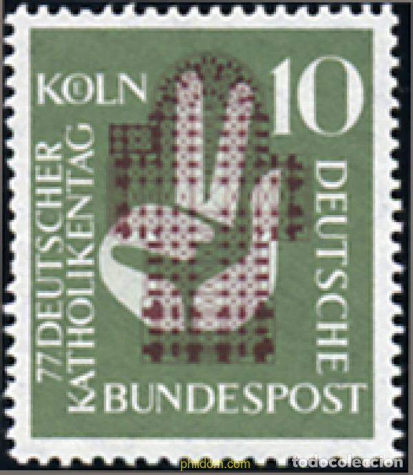 Francobolli: 150036 MNH ALEMANIA FEDERAL 1956 DIA DE LOS CATOLICOS ALEMANES
