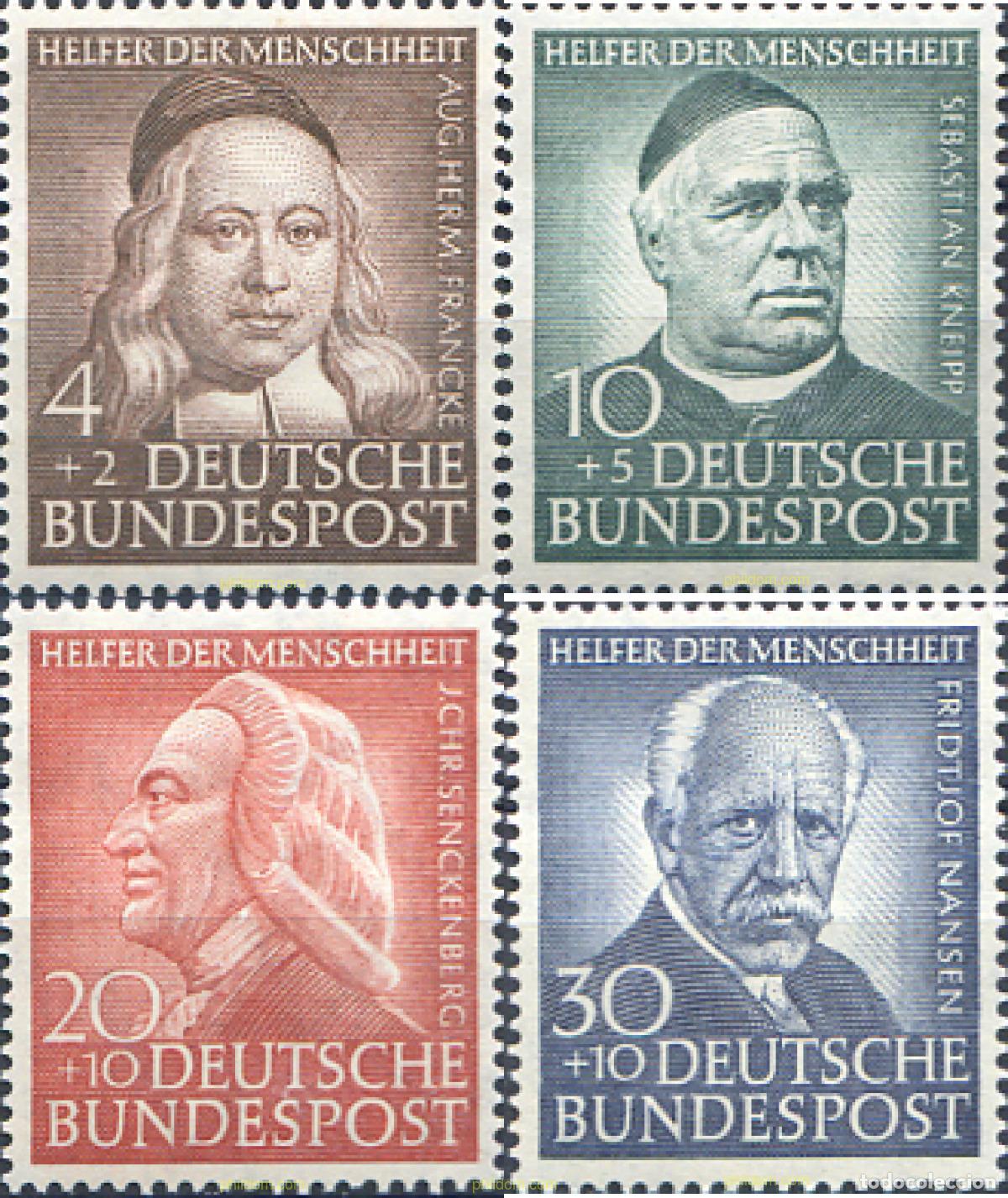 Francobolli: 150009 MNH ALEMANIA FEDERAL 1953 PERSONALIDADES