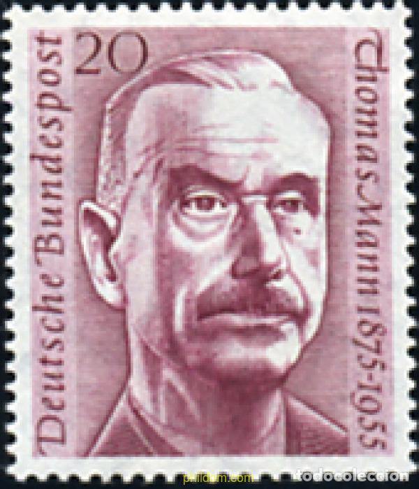 Francobolli: 150034 MNH ALEMANIA FEDERAL 1956 ANIVERSARIO DE LA MUERTE DE THOMAS MANN