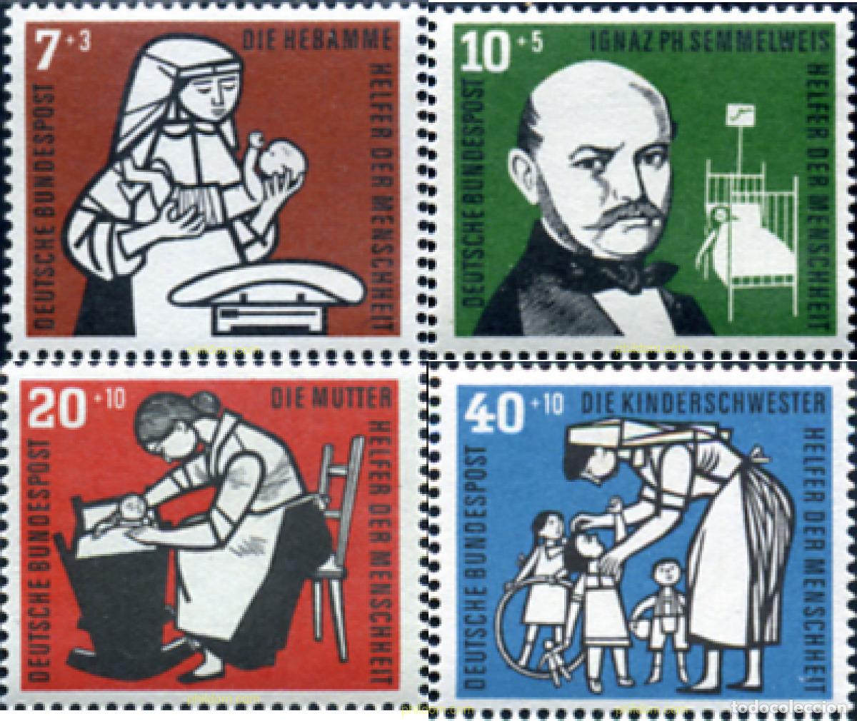 Briefmarken: 150038 MNH ALEMANIA FEDERAL 1956 PRO INFANCIA