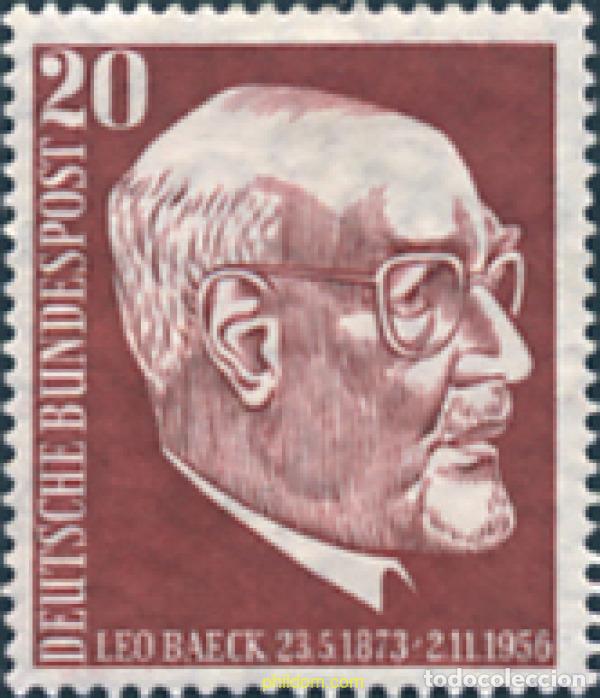 Briefmarken: 311980 HINGED ALEMANIA FEDERAL 1957 ANIVERSARIO DE LA MUERTE DE LEO BAECK
