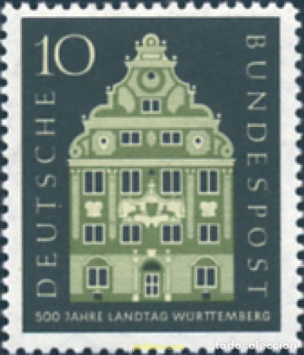 Briefmarken: 311981 HINGED ALEMANIA FEDERAL 1957 5 CENTENARIO DE LA DIETA DE W&Uuml;RTTEMBERG