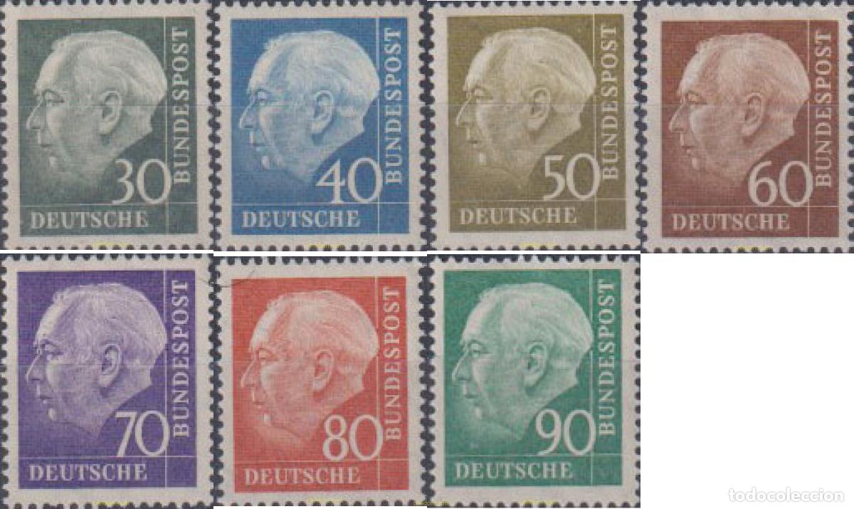 Sellos: 150040 MNH ALEMANIA FEDERAL 1956 PRESIDENTE THEODOR HEUSS