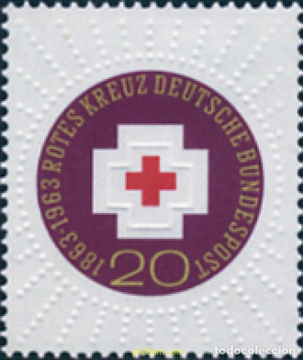 Francobolli: 150094 MNH ALEMANIA FEDERAL 1963 CENTENARIO DE LA CRUZ ROJA INTERNACIONAL