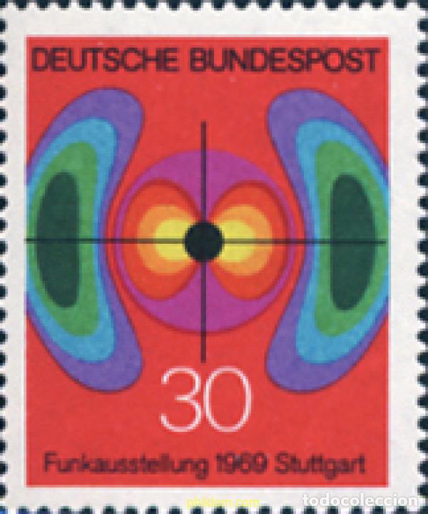 Briefmarken: 150145 MNH ALEMANIA FEDERAL 1969 EXPOSICION NACIONAL DE LA RADIO