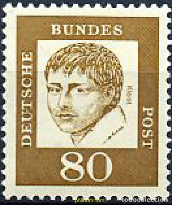 Briefmarken: 199674 MNH ALEMANIA FEDERAL 1961 CELEBRIDADES