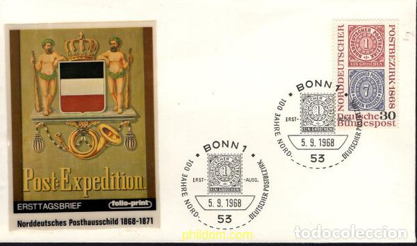 Briefmarken: 678727 MNH ALEMANIA FEDERAL 1968 CENTENARIO DEL SELLO DE ALEMANIA DEL NORTE
