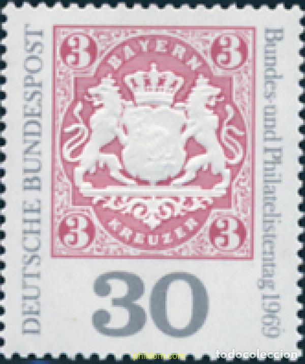 Briefmarken: 150147 MNH ALEMANIA FEDERAL 1969 DIA DE LA FILATELIA
