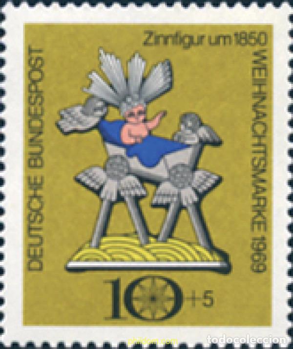 Sellos: 150153 MNH ALEMANIA FEDERAL 1969 NAVIDAD