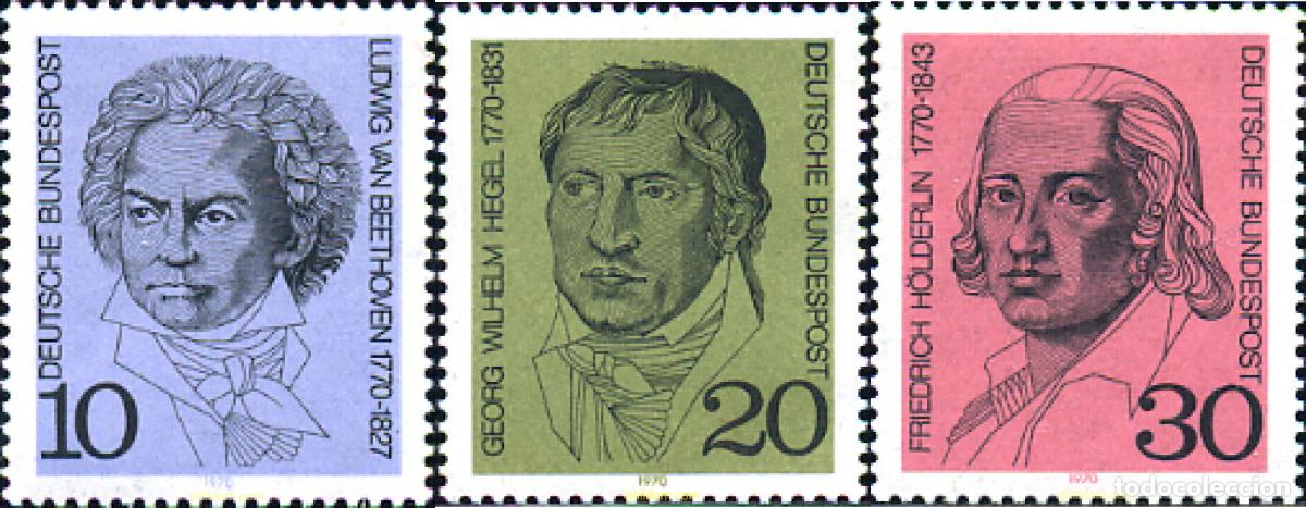 Sellos: 150155 MNH ALEMANIA FEDERAL 1970 CELEBRIDADES