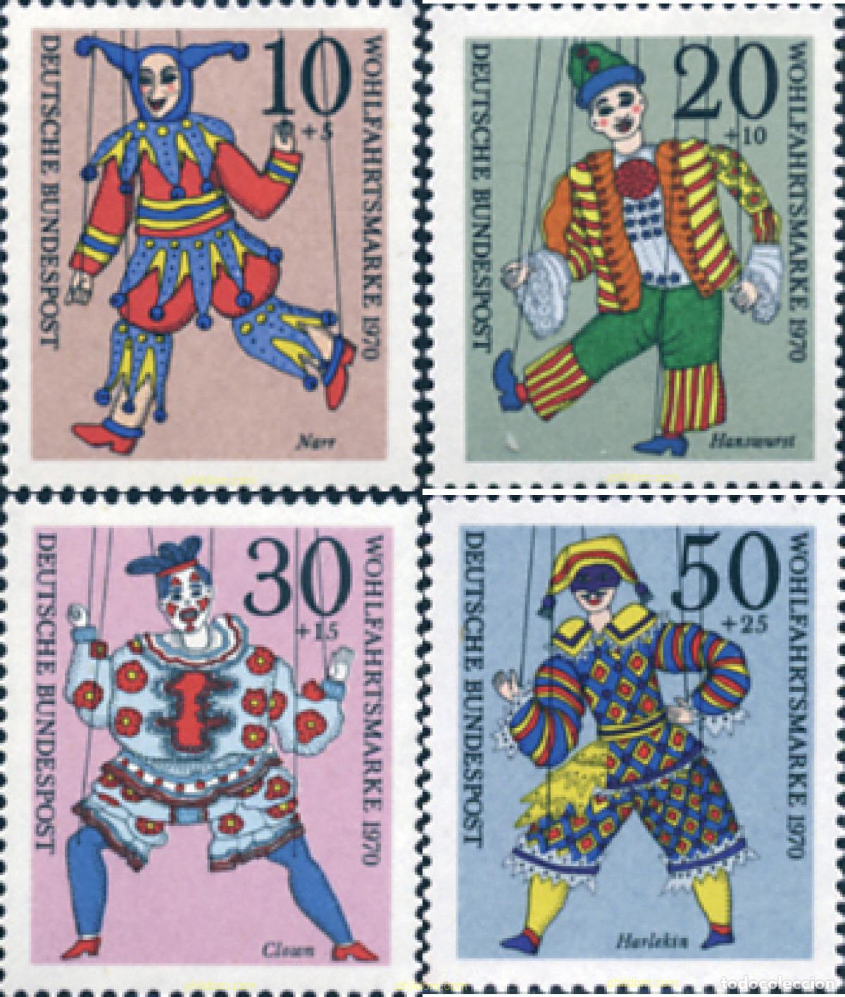 Sellos: 150163 MNH ALEMANIA FEDERAL 1970 MARIONETAS