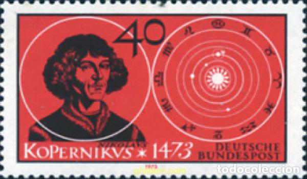 Sellos: 150197 MNH ALEMANIA FEDERAL 1973 500 ANIVERSARIO DEL NACIMIENTO DE COPERNICO