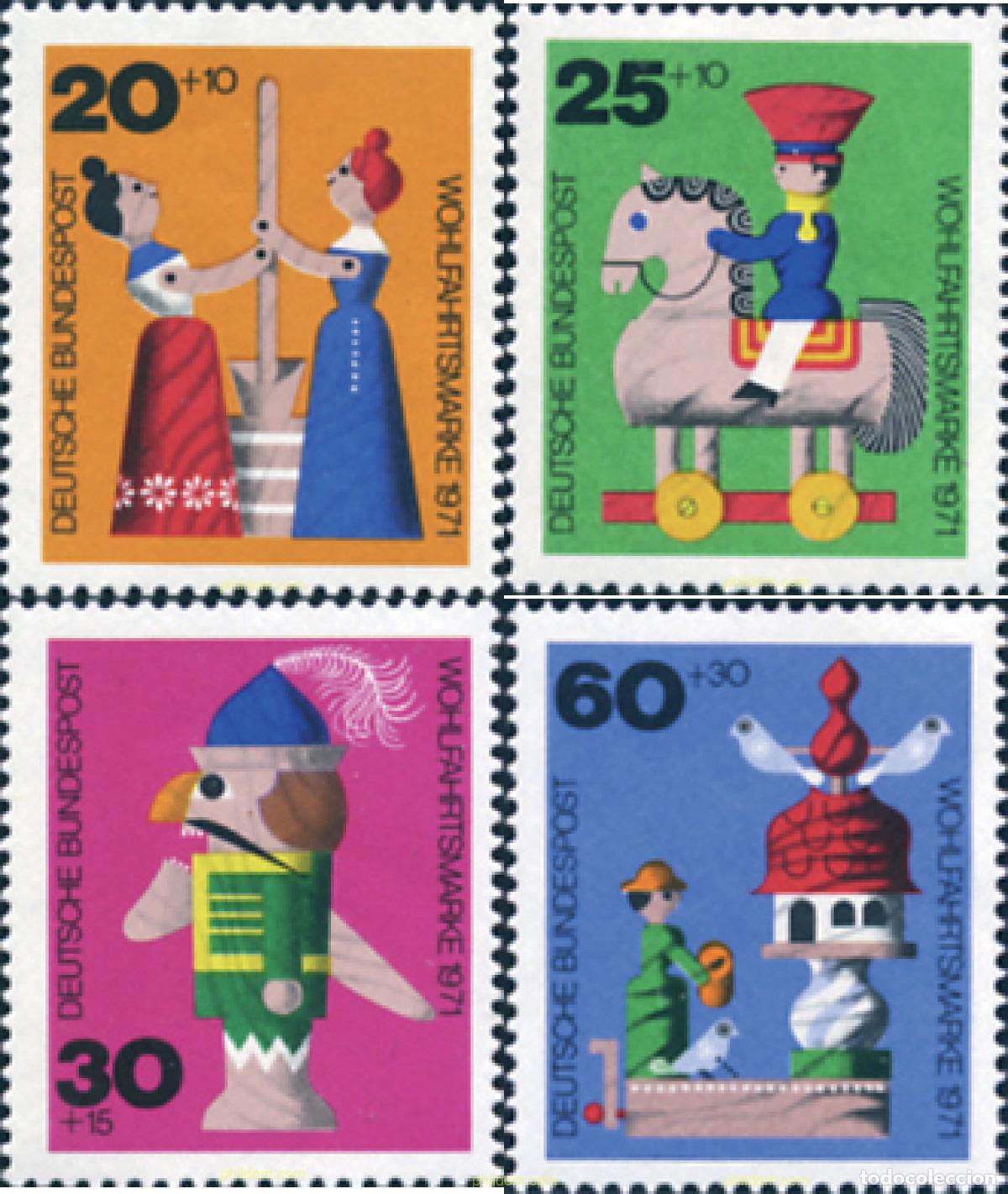 Sellos: 150182 MNH ALEMANIA FEDERAL 1971 JUGUETES