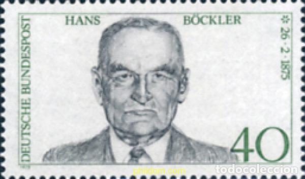 Sellos: 150227 MNH ALEMANIA FEDERAL 1975 CENTENARIO DEL NACIMIENTO DE HANS B&Ouml;CKLER