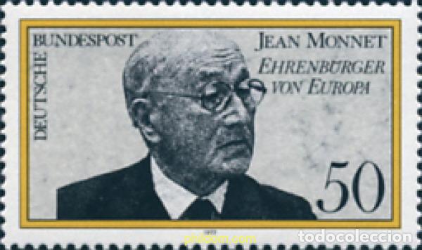 Sellos: 150254 MNH ALEMANIA FEDERAL 1977 EN HONOR AL POLITICO JEAN MONET
