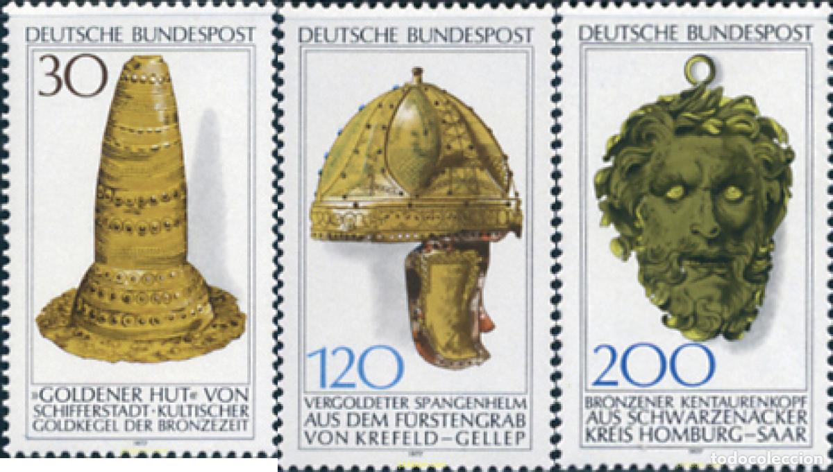 Sellos: 150264 MNH ALEMANIA FEDERAL 1977 PATRIMONIO ARQUEOLOGICO