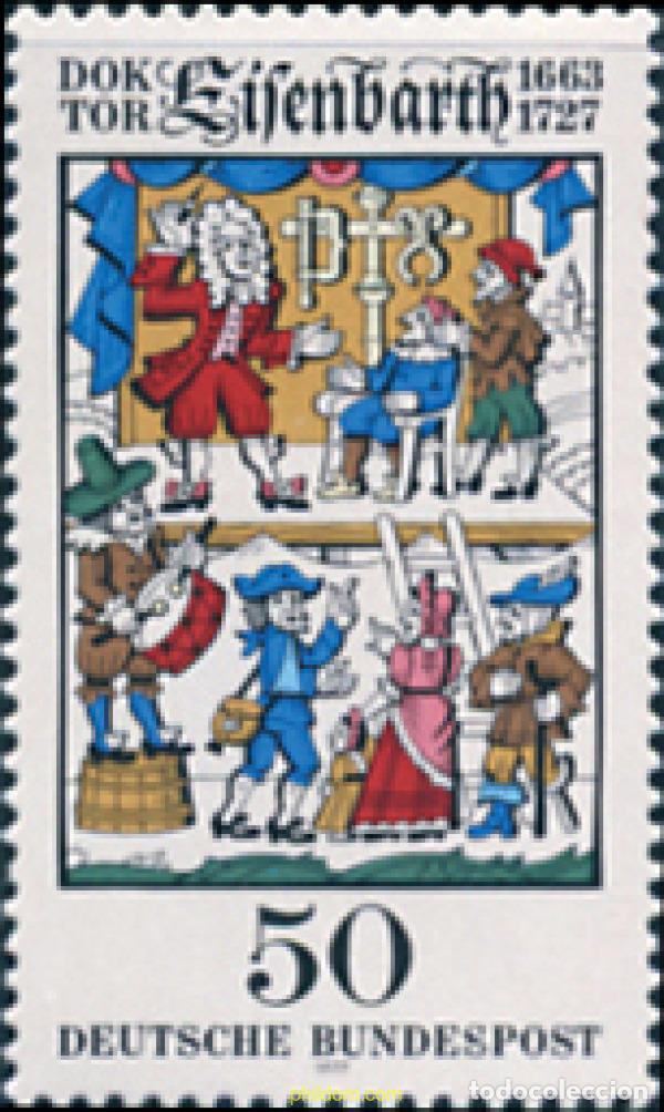 Sellos: 150268 MNH ALEMANIA FEDERAL 1977 250 ANIVERSARIO DE LA MUERTE DEL DR. JOHANNES ANDREAS EISENBARTH