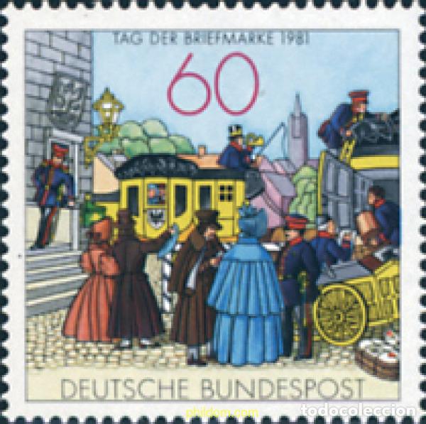 Sellos: 150280 MNH ALEMANIA FEDERAL 1981 DIA DEL SELLO