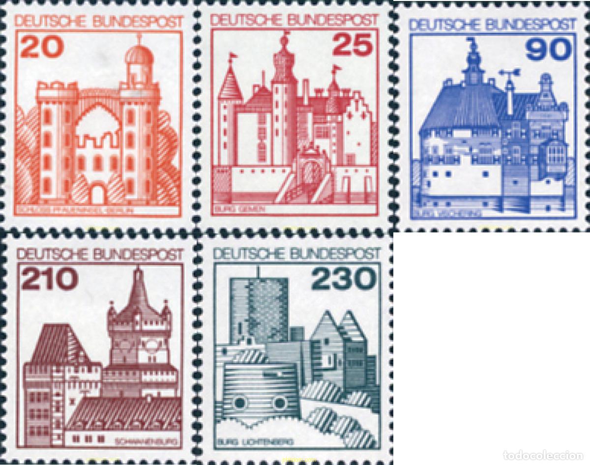 Sellos: 145415 MNH ALEMANIA FEDERAL 1978 CASTILLOS