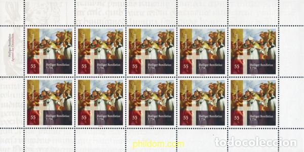 Briefmarken: 145611 MNH ALEMANIA FEDERAL 2004 1250 ANIVERSARIO DE LA MUERTE DE SAN BONIFACIO
