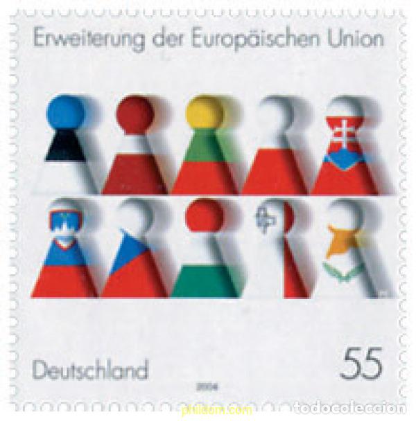 Briefmarken: 145608 MNH ALEMANIA FEDERAL 2004 AMPLIACION DE LA UNION EUROPEA