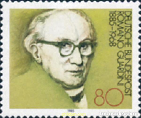 Sellos: 150291 MNH ALEMANIA FEDERAL 1985 CENTENARIO DEL NACIMIENTO DE ROMANO GUARDINI