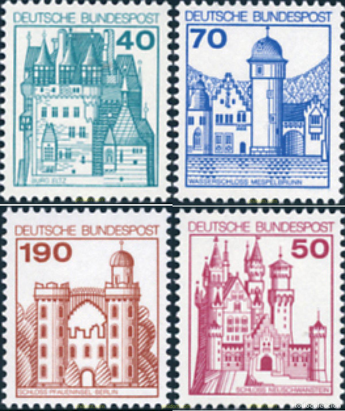Sellos: 249399 MNH ALEMANIA FEDERAL 1977 CASTILLOS