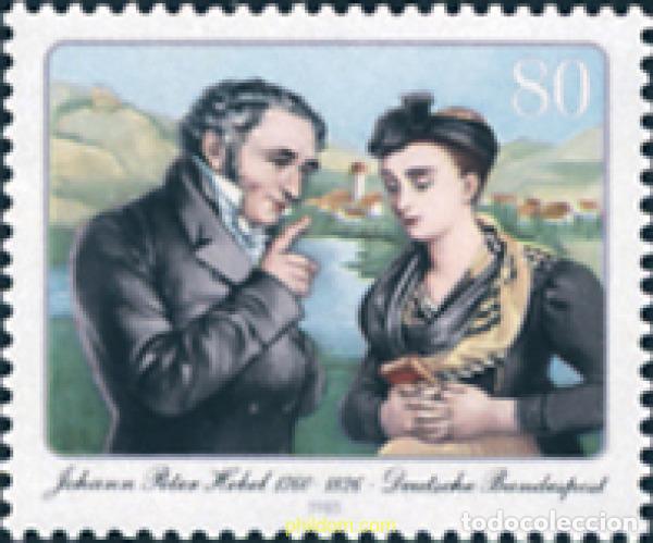 Sellos: 150295 MNH ALEMANIA FEDERAL 1985 225 ANIVERSARIO DEL NACIMIENTO DE JOHANN PETER HEBEL