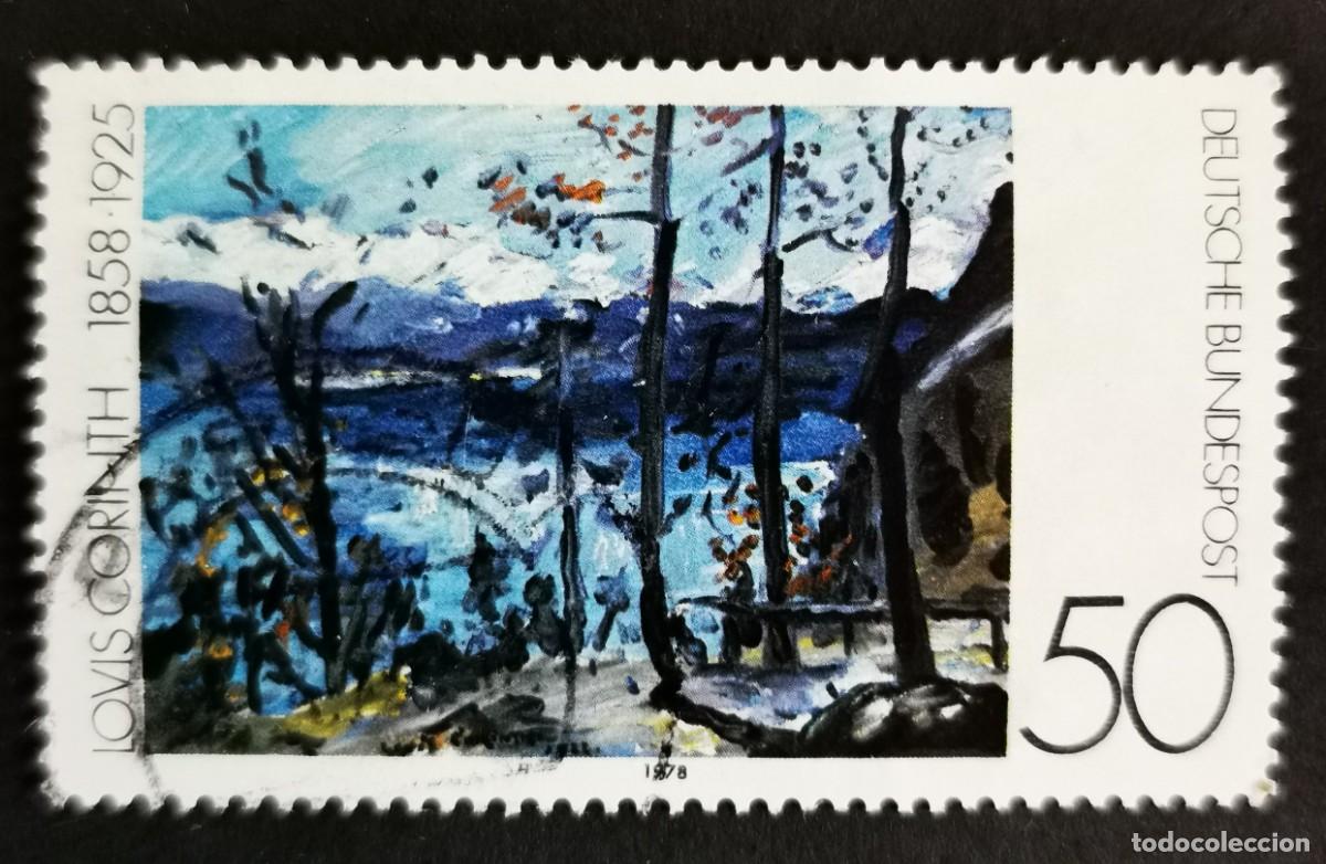 Sellos: Sello Alemania R. Federal 1978, &rdquo;Pascua en Walchensee&rdquo;, Lovis Corinth, 50 Pf. Michel: DE 986