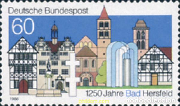 Sellos: 150306 MNH ALEMANIA FEDERAL 1986 1250 ANIVERSARIO DE BAD HERSFELD