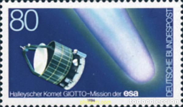 Sellos: 150308 MNH ALEMANIA FEDERAL 1986 COMETA HALLEY Y MISION GIOTTO