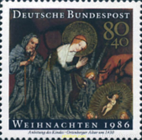 Sellos: 150317 MNH ALEMANIA FEDERAL 1986 NAVIDAD