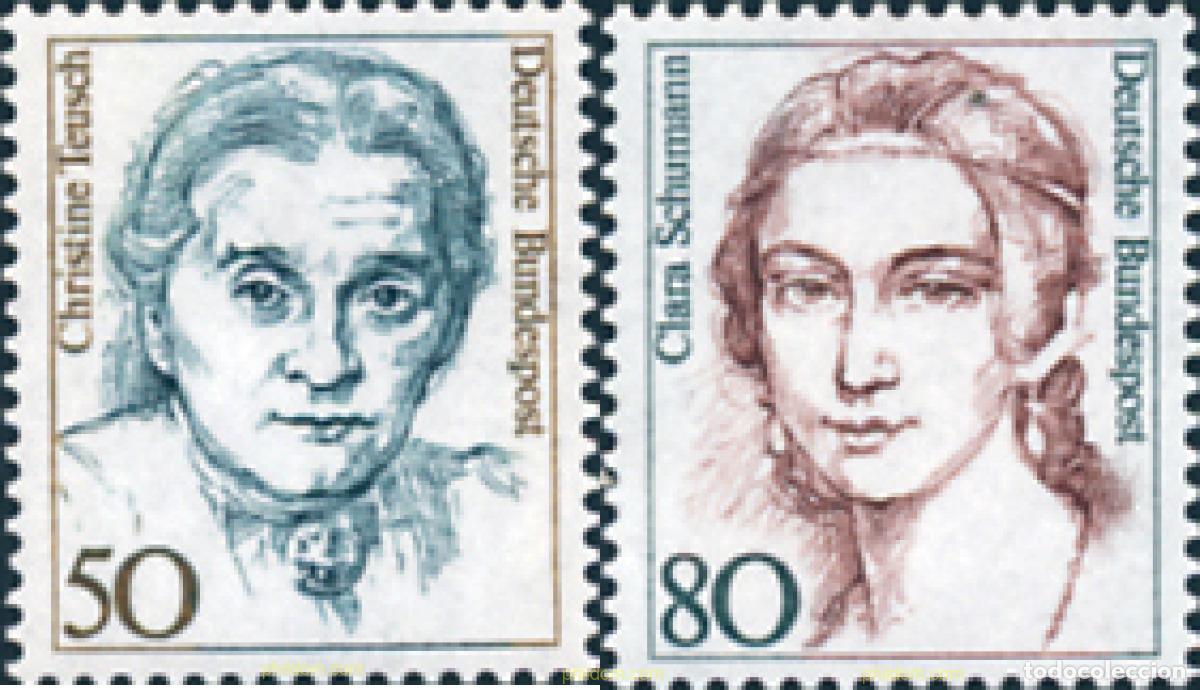 Sellos: 150318 MNH ALEMANIA FEDERAL 1986 MUJERES CELEBRES