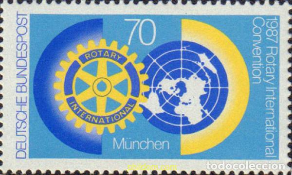 Sellos: 150332 MNH ALEMANIA FEDERAL 1987 ROTARY INTERNATIONAL