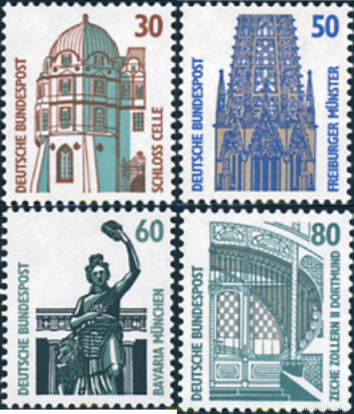Sellos: 150336 MNH ALEMANIA FEDERAL 1987 LUGARES HISTORICOS