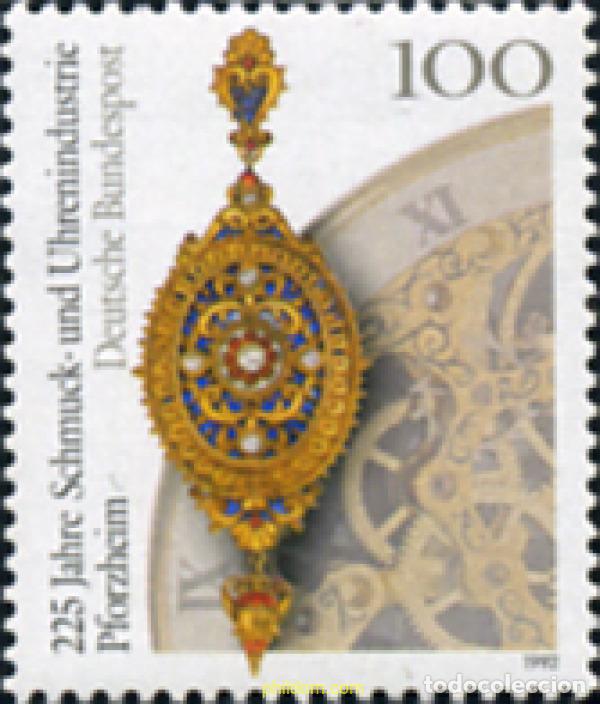 Stamps: 150347 MNH ALEMANIA FEDERAL 1992 225 ANIVERSARIO DE LA INDUSTRIA DE PFORZHEIM